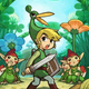 Illustration for article titled The Brilliant Use of Verticality in emMinish Cap’s/em Palace of Winds